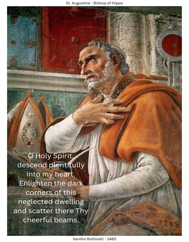 Prayer Poster - St. Augustine
